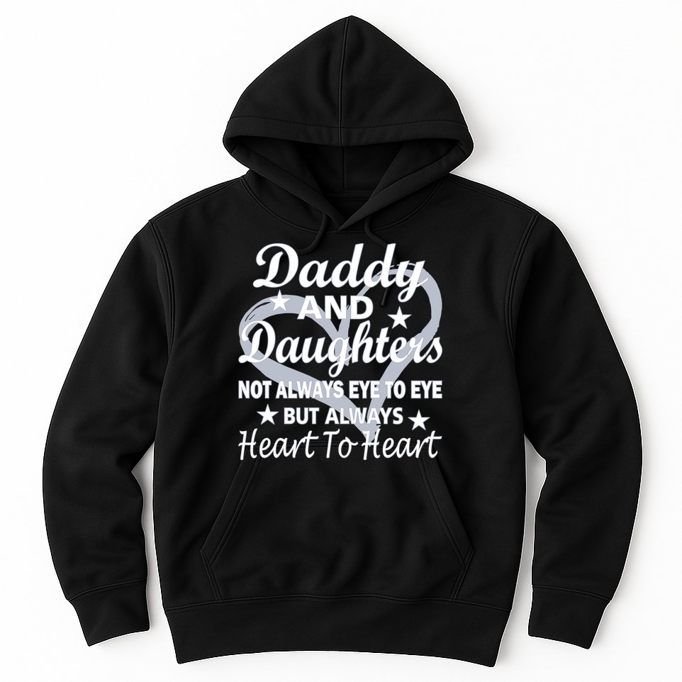 Daddy And Daughters Always Heart To Heart Hoodie