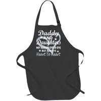 Daddy And Daughters Always Heart To Heart Full-Length Apron With Pockets