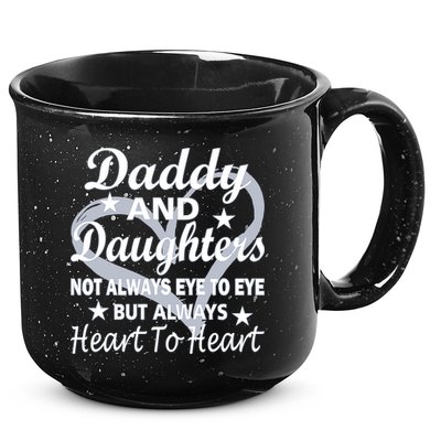 Daddy And Daughters Always Heart To Heart 15oz Campfire Ceramic Mug