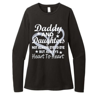 Daddy And Daughters Always Heart To Heart Womens CVC Long Sleeve Shirt