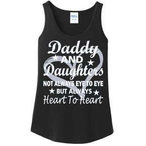 Daddy And Daughters Always Heart To Heart Ladies Essential Tank