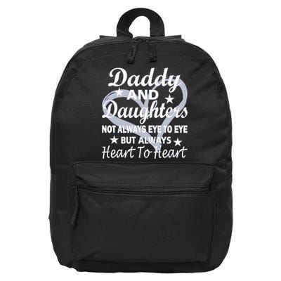 Daddy And Daughters Always Heart To Heart 16 in Basic Backpack