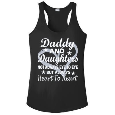 Daddy And Daughters Always Heart To Heart Ladies PosiCharge Competitor Racerback Tank