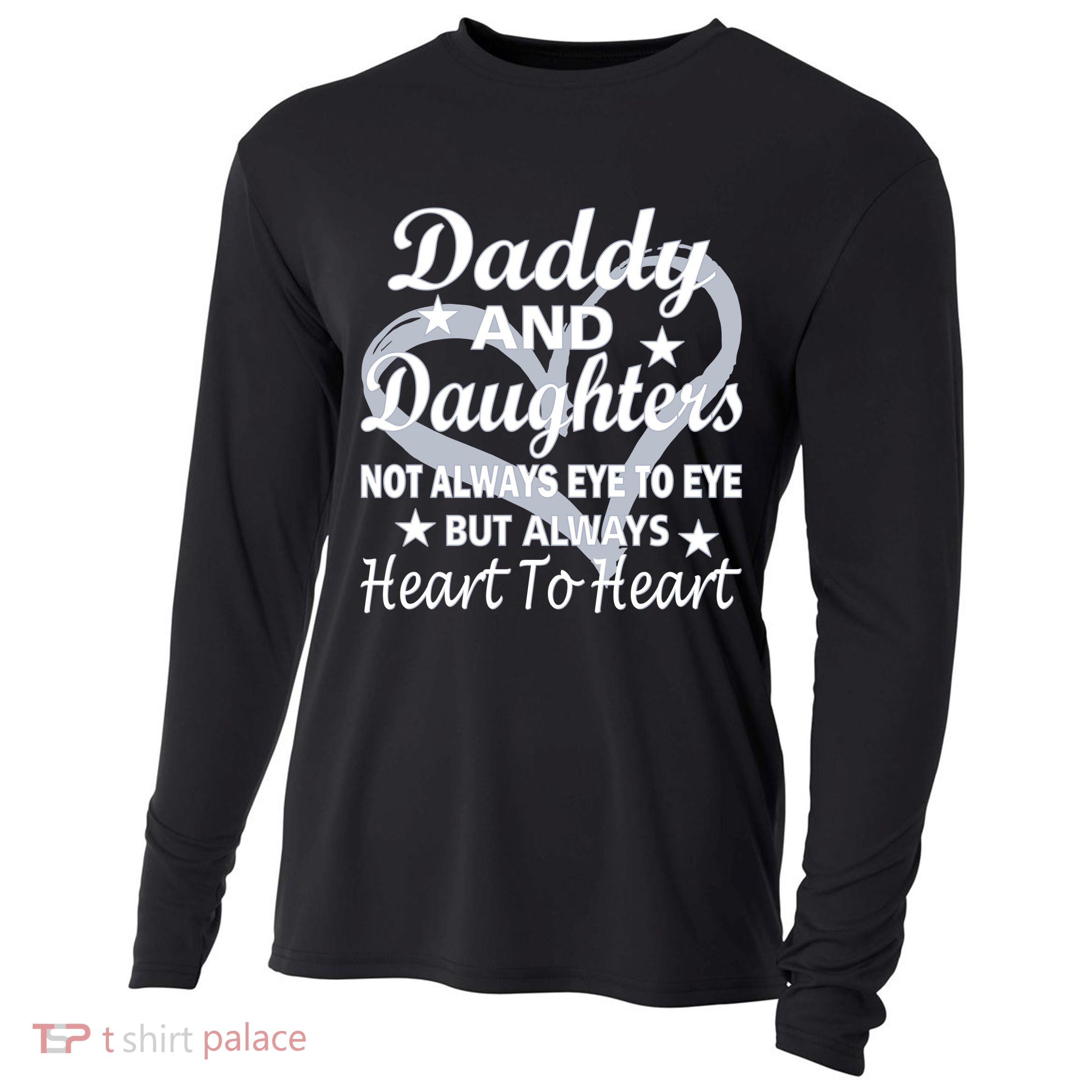 Daddy And Daughters Always Heart To Heart Cooling Performance Long Sleeve Crew