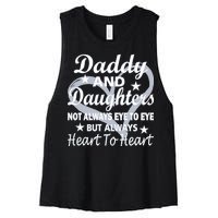 Daddy And Daughters Always Heart To Heart Women's Racerback Cropped Tank