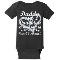 Daddy And Daughters Always Heart To Heart Baby Bodysuit