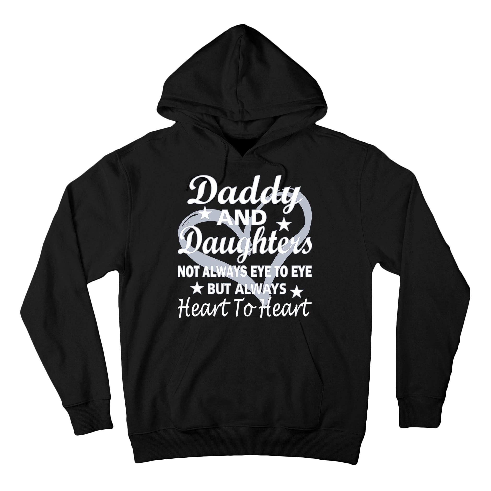 Daddy And Daughters Always Heart To Heart Tall Hoodie