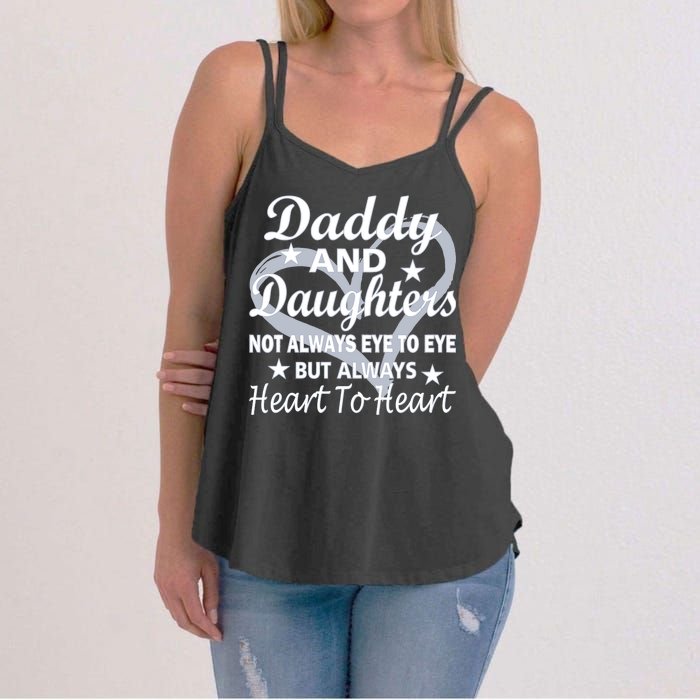 Daddy And Daughters Always Heart To Heart Women's Strappy Tank