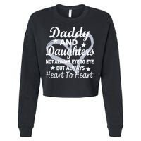 Daddy And Daughters Always Heart To Heart Cropped Pullover Crew