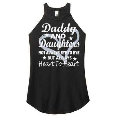 Daddy And Daughters Always Heart To Heart Women's Perfect Tri Rocker Tank