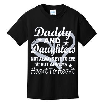 Daddy And Daughters Always Heart To Heart Kids T-Shirt