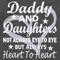 Daddy And Daughters Always Heart To Heart Vector Backpack