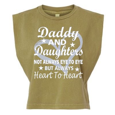 Daddy And Daughters Always Heart To Heart Garment-Dyed Women's Muscle Tee