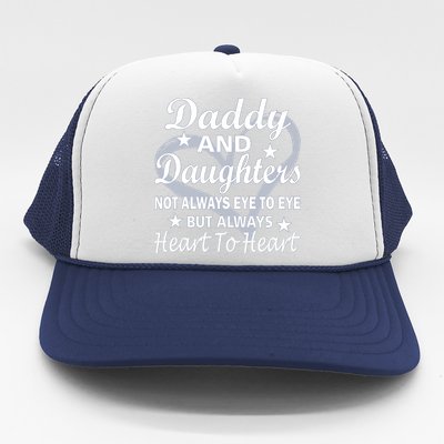 Daddy And Daughters Always Heart To Heart Trucker Hat