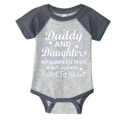 Daddy And Daughters Always Heart To Heart Infant Baby Jersey Bodysuit