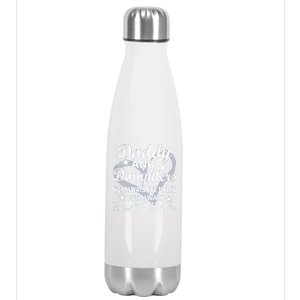 Daddy And Daughters Always Heart To Heart Stainless Steel Insulated Water Bottle