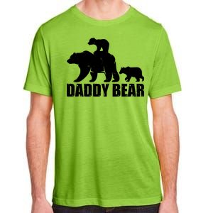 Daddy Bear With Twin Cubs Father's Day Adult ChromaSoft Performance T-Shirt