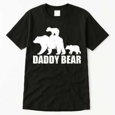 Daddy Bear With Twin Cubs Father's Day Tall T-Shirt