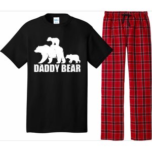 Daddy Bear With Twin Cubs Father's Day Pajama Set