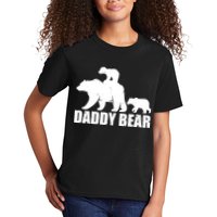 Daddy Bear With Twin Cubs Father's Day Kids T-Shirt