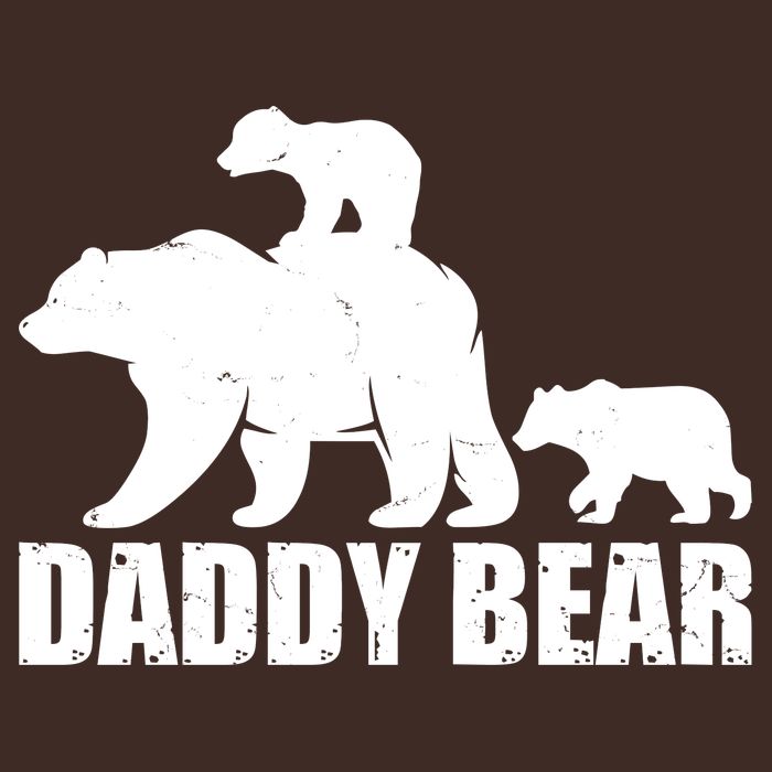 Daddy Bear With Twin Cubs Father's Day Cooling Performance Crew T-Shirt