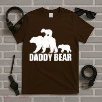 Daddy Bear With Twin Cubs Father's Day T-Shirt