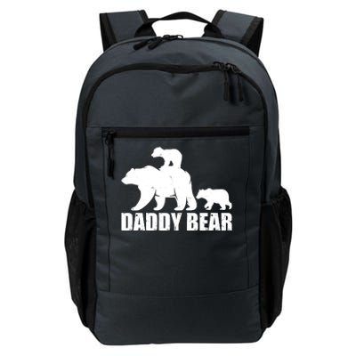 Daddy Bear With Twin Cubs Father's Day Daily Commute Backpack