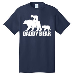 Daddy Bear With Twin Cubs Father's Day Tall T-Shirt