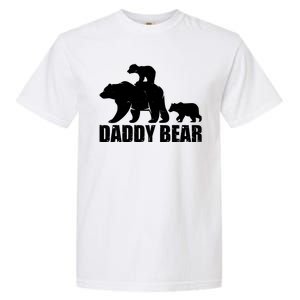 Daddy Bear With Twin Cubs Father's Day Garment-Dyed Heavyweight T-Shirt