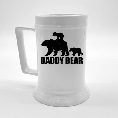 Daddy Bear With Twin Cubs Father's Day Beer Stein