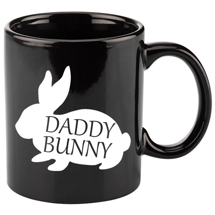 Daddy Bunny 11oz C Handle Ceramic Mug