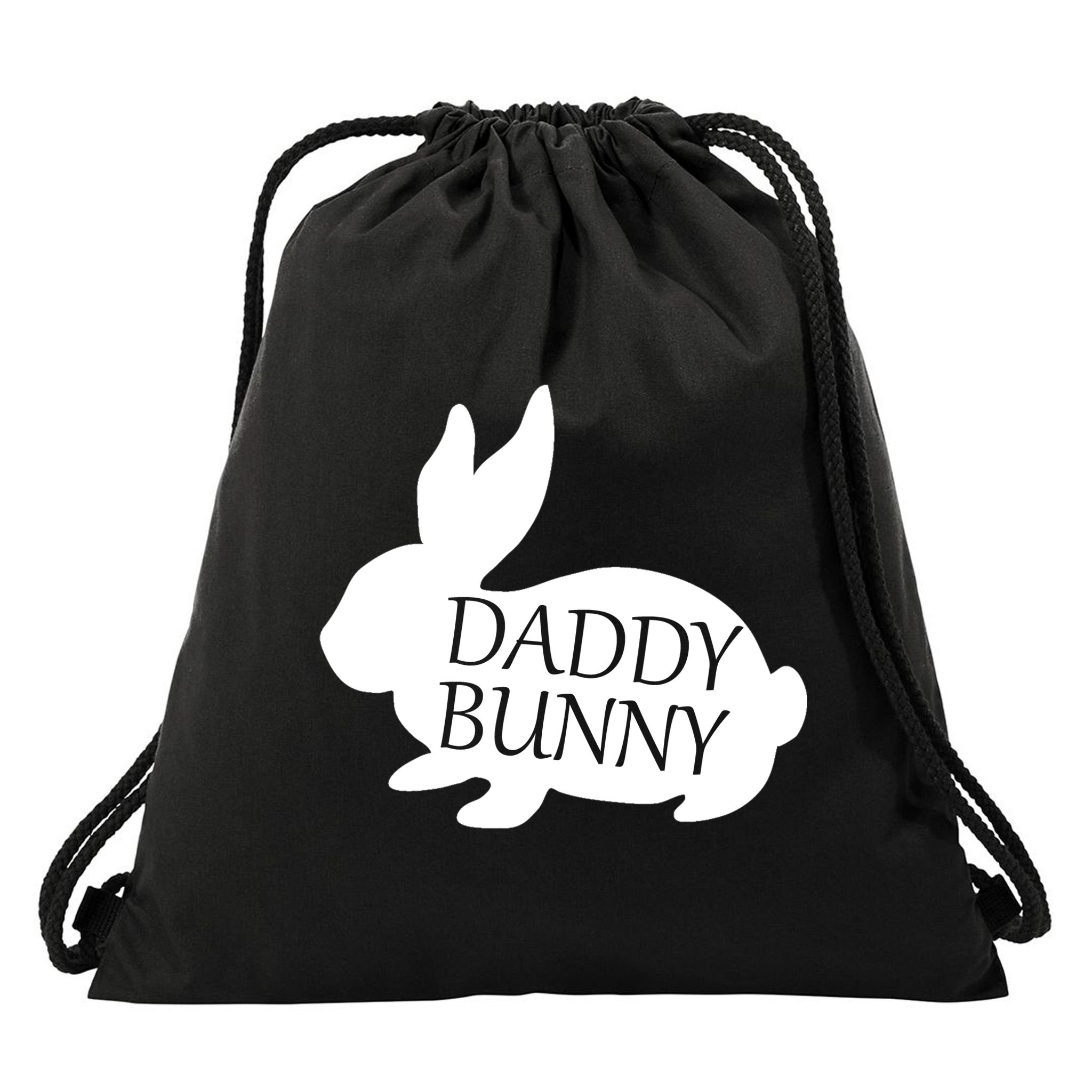 Daddy Bunny Drawstring Bag