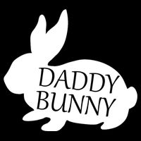 Daddy Bunny Drawstring Bag
