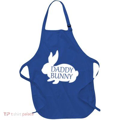 Daddy Bunny Full-Length Apron With Pockets