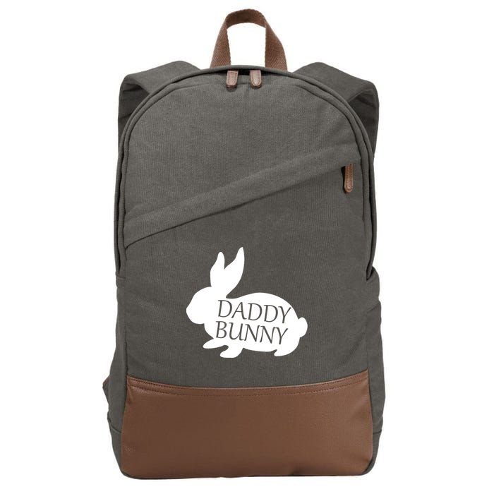 Daddy Bunny Cotton Canvas Backpack