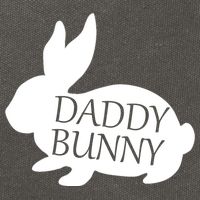 Daddy Bunny Cotton Canvas Backpack