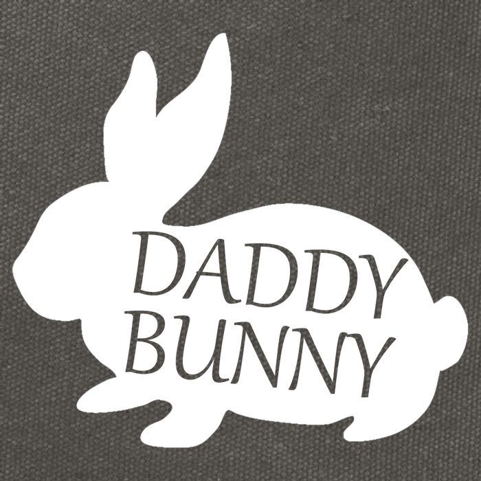 Daddy Bunny Cotton Canvas Backpack