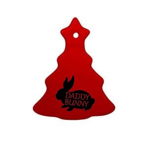 Daddy Bunny Ceramic Tree Ornament