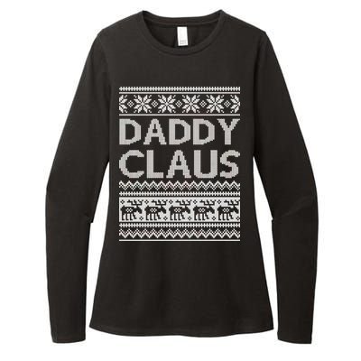 Daddy Claus Ugly Christmas Womens CVC Long Sleeve Shirt