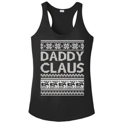 Daddy Claus Ugly Christmas Ladies PosiCharge Competitor Racerback Tank