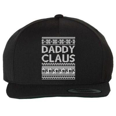 Daddy Claus Ugly Christmas Wool Snapback Cap