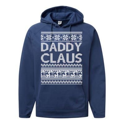 Daddy Claus Ugly Christmas Performance Fleece Hoodie