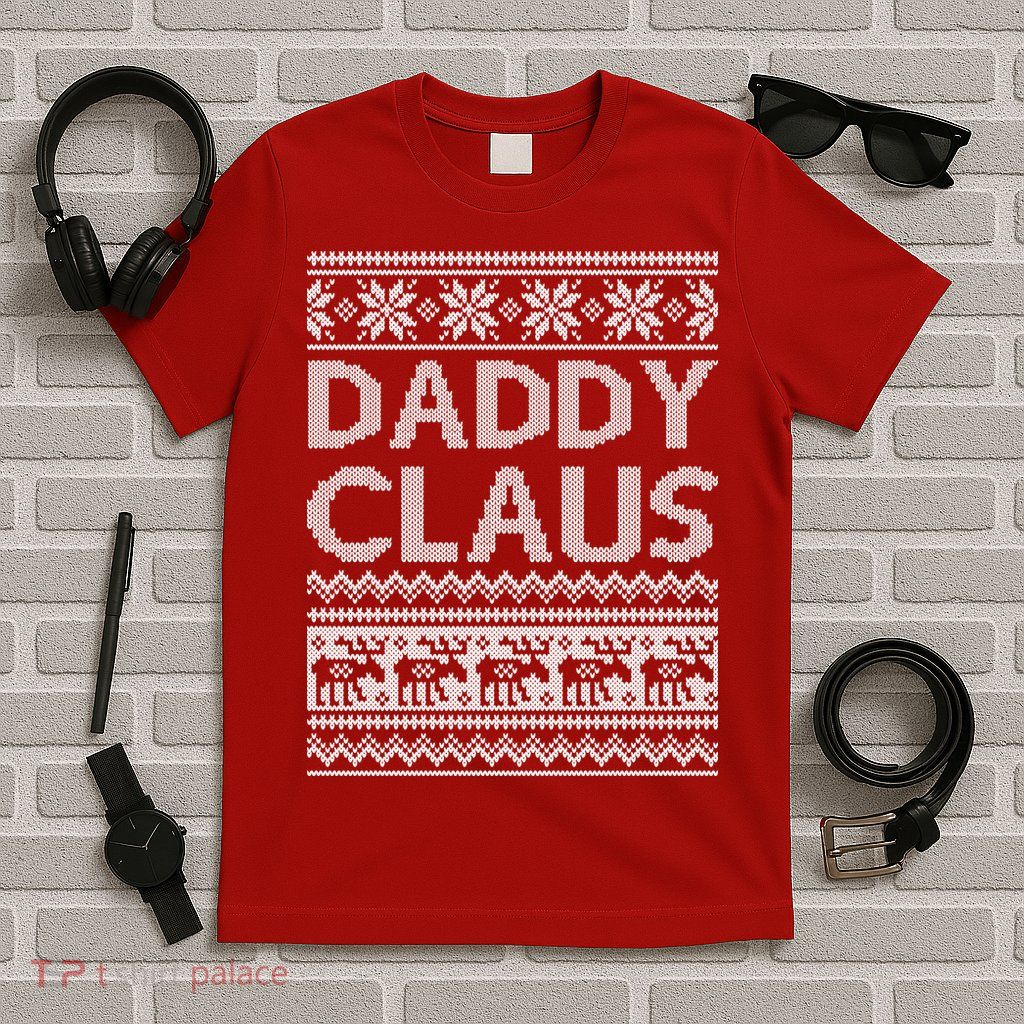 Daddy Claus Ugly Christmas T-Shirt