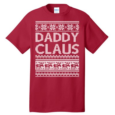 Daddy Claus Ugly Christmas Tall T-Shirt