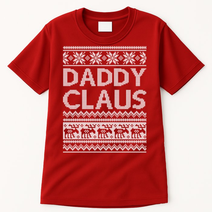 Daddy Claus Ugly Christmas Tall T-Shirt