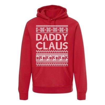 Daddy Claus Ugly Christmas Premium Hoodie