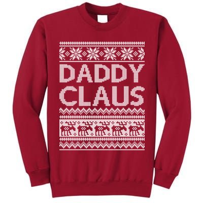 Daddy Claus Ugly Christmas Tall Sweatshirt