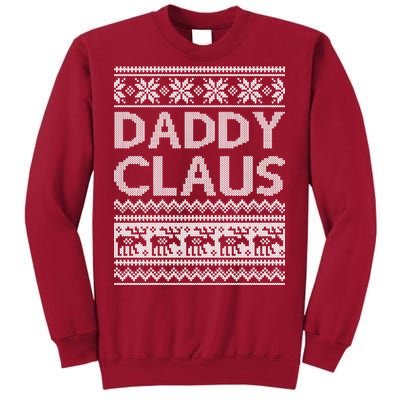 Daddy Claus Ugly Christmas Tall Sweatshirt