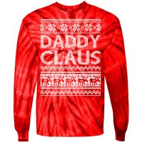 Daddy Claus Ugly Christmas Tie-Dye Long Sleeve Shirt