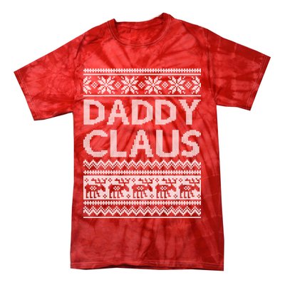 Daddy Claus Ugly Christmas Tie-Dye T-Shirt